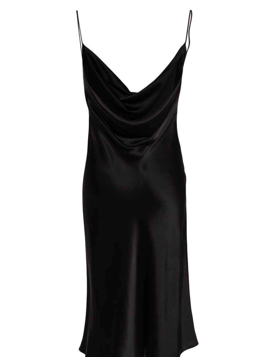 Cheap Women dress midi Stella cowl-neck satin McCartney 0422